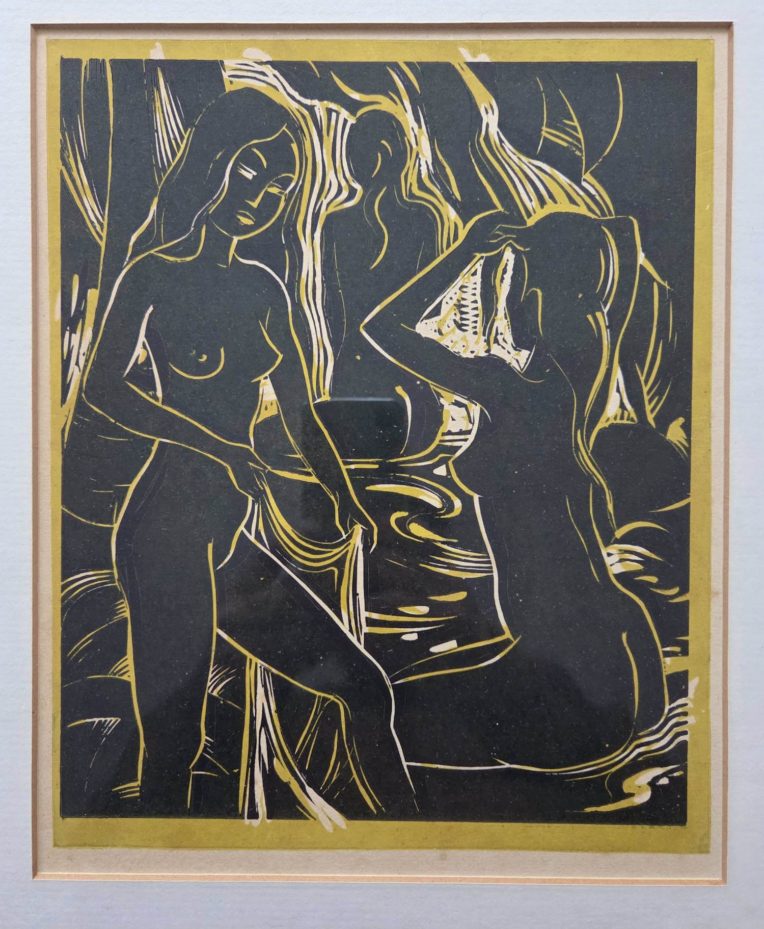 Han Snel - Vrouwen. Bali. Naakt. Houtdruk. kopen? Bied vanaf 199!