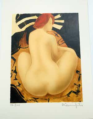 Alain Bonnefoit - Suite Nus: Cheveux Rouges verkocht voor € 35!