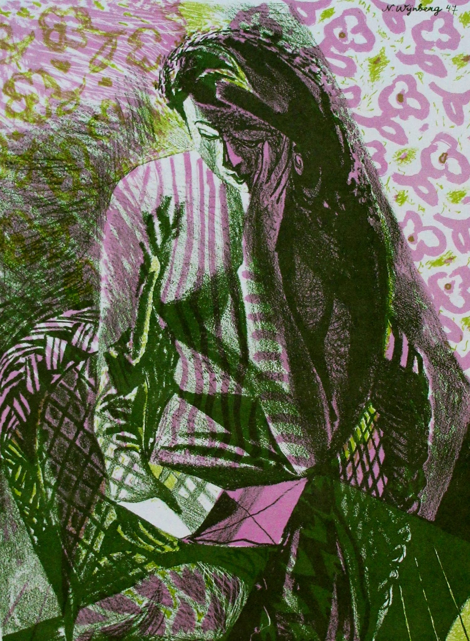 Nicolaas Wijnberg - Litho - 1947 verkocht voor € 35!