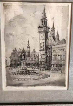 Romain Malfliet - Dirk Martens & de bloemen ( stadhuis Aalst) verkauft für € 50!