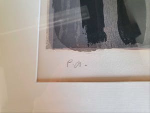 Bram van Velde - Fraai gelijste kleurenlitho (groot formaat) kopen? Bied vanaf 225!