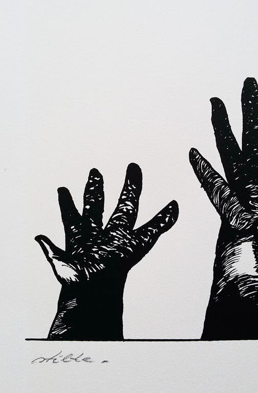 Renaud Levigne - Renaud Levigne - Stilte, zeefdruk kopen? Bied vanaf 30!