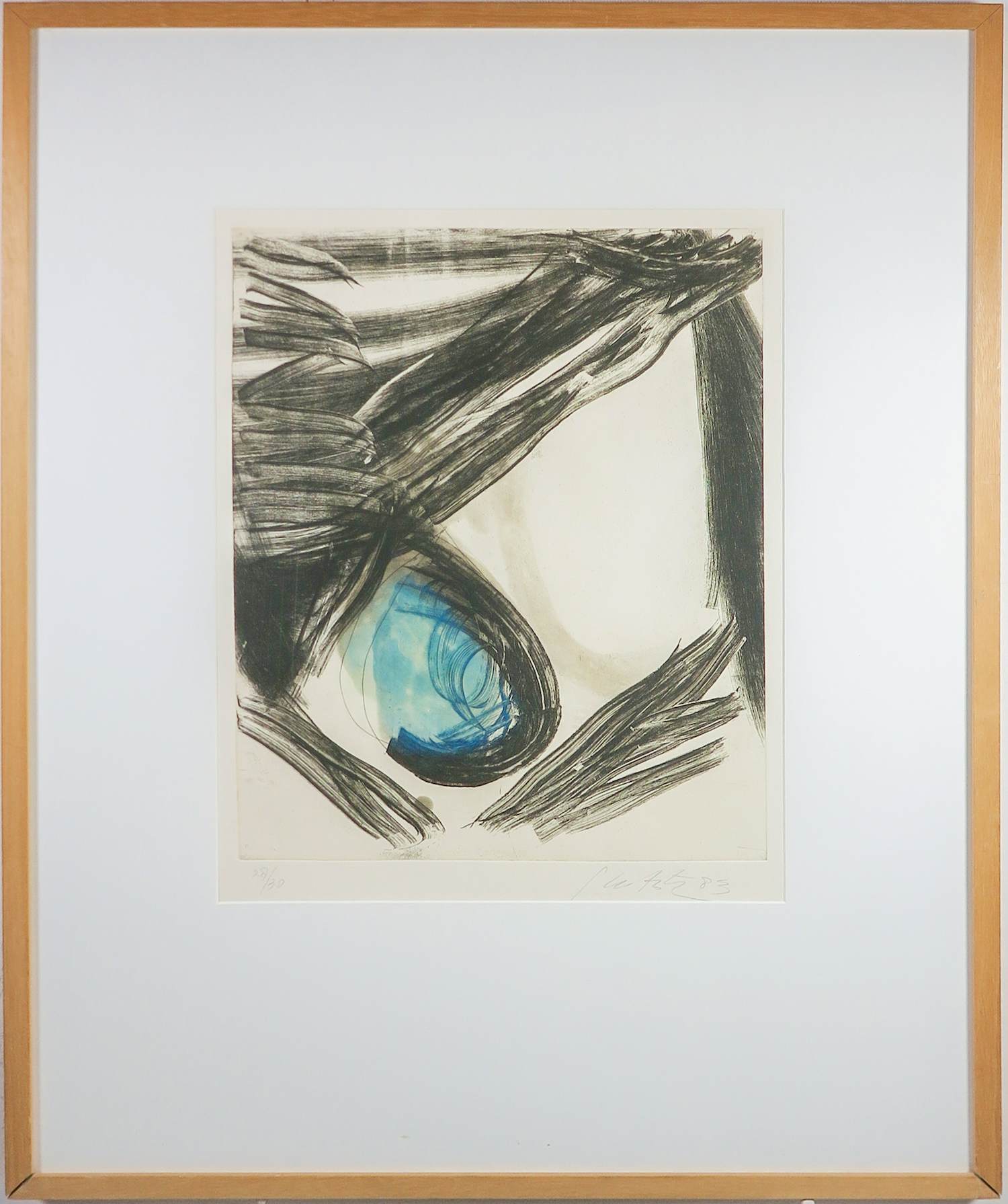Ger Lataster - Aquatint, Z.T. - Ingelijst kopen? Bied vanaf 80!