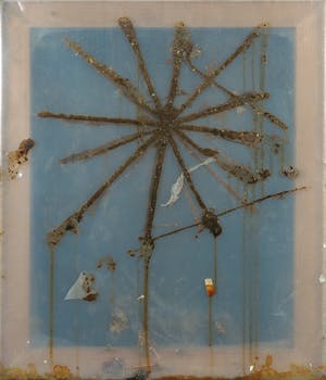 Tim Ayres - Lijm en zand op plastic, A hole in motion kopen? Bied vanaf 1!