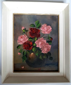 Niet of onleesbaar gesigneerd - Rozen in vaas kopen? Bied vanaf 1!
