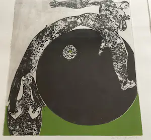 Ans Wortel - Kleur ets, gesigneerd en indelijst kopen? Bied vanaf 145!