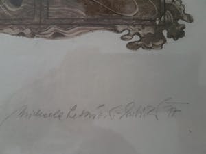 Niet of onleesbaar gesigneerd - Blauwe kast kopen? Bied vanaf 10!