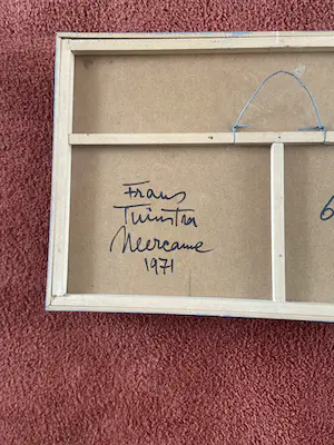 Frans Tuinstra - Abstract keramisch wand reliëf kopen? Bied vanaf 85!