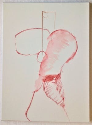 Paul Louis Van Den Bergh - Gemengde Techniek op Canvas - "Held" - Gesigneerd kopen? Bied vanaf 90!