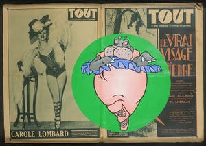 Jan Bollaert - Acryl op papier, Hippo - Ingelijst kopen? Bied vanaf 80!