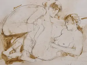 Theo Daamen - Bijzonder (want vooral graficus) erotische Aquarel - 1978 - potloodgesigneerd kopen? Bied vanaf 63!