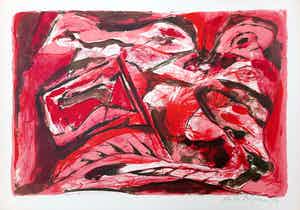 Martin Engelman - steendruk Prent 190 - zonder titel verkocht voor € 45!