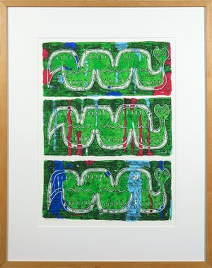 Ans van Dijk - Zeefdruk, Uruapan - Ingelijst kopen? Bied vanaf 1!