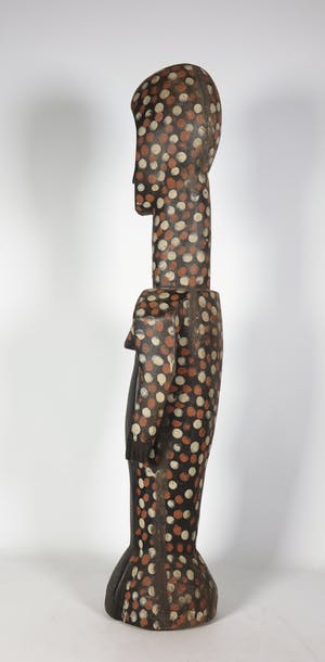 Lega - Hout, Beschilderd initiatiebeeld met stippenpatroon kopen? Bied vanaf 1!