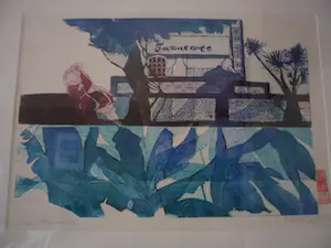 Sylvia Oudkerk - kleurenets - Titel, Tazacorte, ingelijst kopen? Bied vanaf 40!