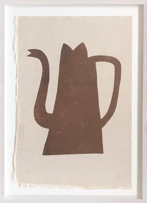 Klaas Gubbels - houtdruk Napels groot ingelijst kopen? Bied vanaf 500!