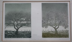 Buy Elmar Gille - Litho: winter/lente - 1984? Bid from 85!