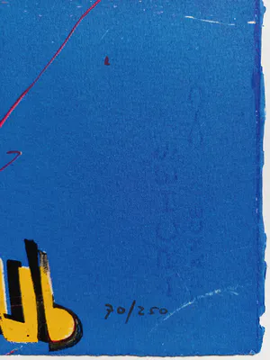 Herman Brood - De gitarist, zeefdruk kopen? Bied vanaf 375!