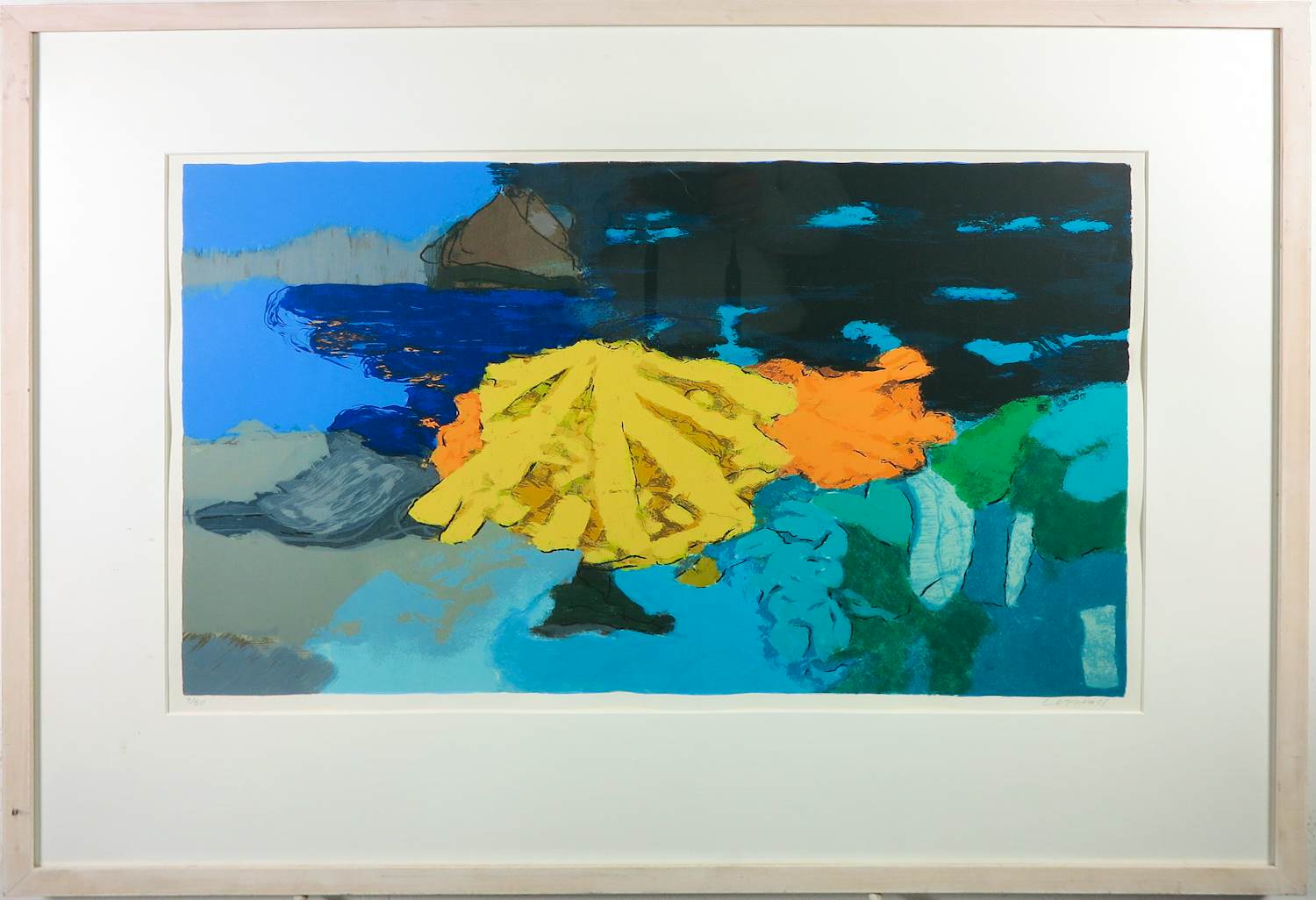 Henk van Vessem - Zeefdruk, Lente 1 - Ingelijst kopen? Bied vanaf 35!