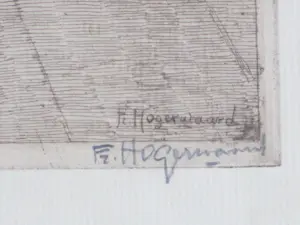 Frans Hogerwaard - Spaanse Flamencodanseres - Ets kopen? Bied vanaf 90!