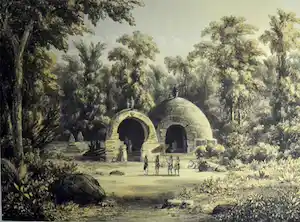 Jacob Jan van der Maaten - litho, oude vorstelijke graven bij de negorij Bima vendu pour 24€ !