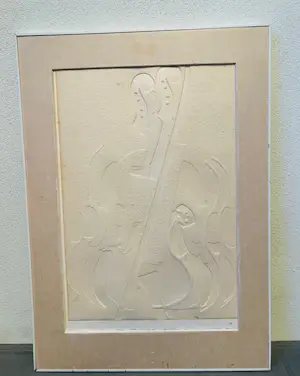 Niet of onleesbaar gesigneerd - Reliëf print uit Peter Stuyvesant Grafiek Collectie kopen? Bied vanaf 1!