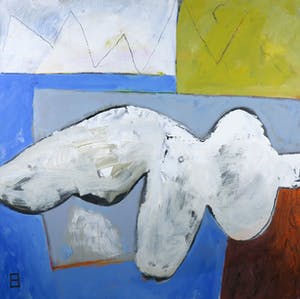 Philip Vencken - Olieverf op doek, Nude in landscape (Groot) kopen? Bied vanaf 100!