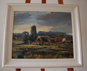 Ricky Damen-Vereijken - impressionistisch dorpsgezicht kopen? Bied vanaf 30!