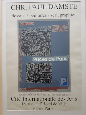 Christiaan Paul Damste - "Handgesigneerde affiche Parijs, 2009" Wordt u nu ATP aangeboden. kopen? Bied vanaf 1!