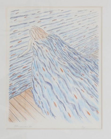 Jeroen Henneman - Lithografie, Ingelijst verkocht voor € 150!