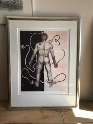 Marc Maet - man die belaagd wordt door Belgische kunst kopen? Bied vanaf 150!