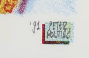 Peter Pontiac - Litho, Tempus edax, Gaga edacior kaufen? Bieten Sie von 35!