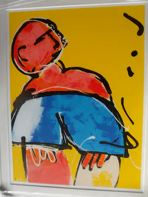 Herman Brood - ZEEFDRUK BLAUWE BROEK kopen? Bied vanaf 200!