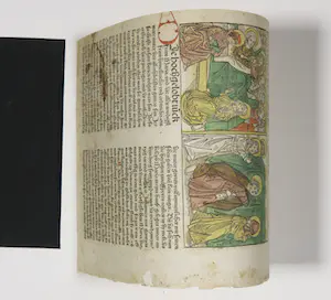Anton Koberger - Wiegendruk en houtsnede, Blad uit de Legenda aurea kopen? Bied vanaf 70!