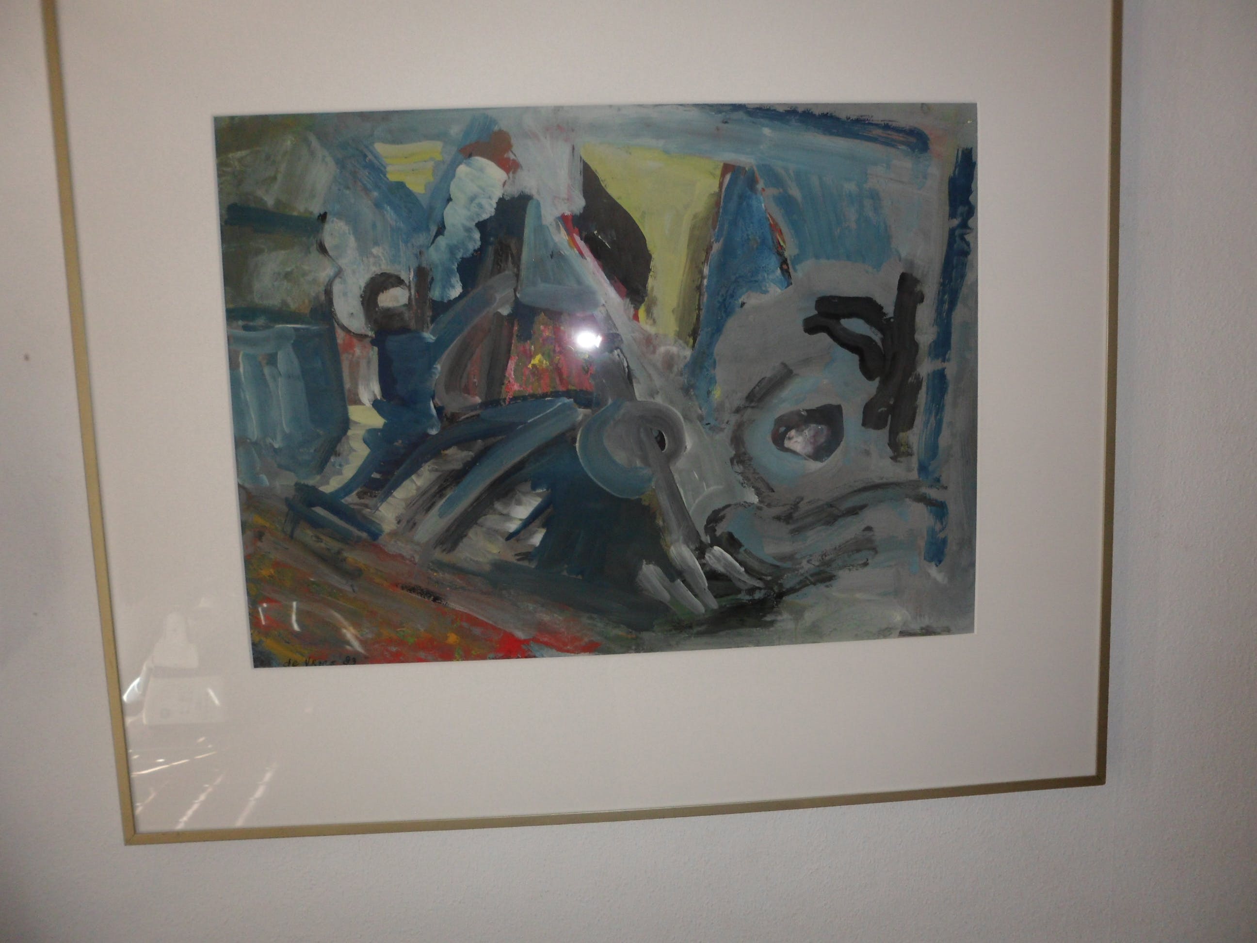 Wendela de Vries - Olieverf op doek , Abstract kopen? Bied vanaf 30!