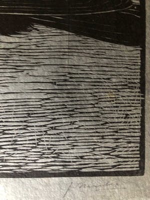 Jan Mankes - Houtsnede Zwarte Kraai - Gesigneerd - 1918 kopen? Bied vanaf 325!