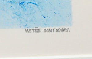 Mattie Schilders - Zeefdruk, Romantisch Landschap - Ingelijst kopen? Bied vanaf 35!