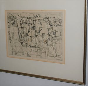 Eduard Bargheer - - ets - -1952 - - abstract kopen? Bied vanaf 1!