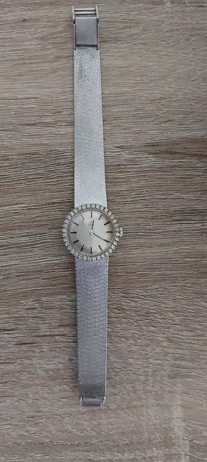 Acheter18K Goud - 18kt Witgouden Ebel horloge met 36 briljantjes? Enchérissez de 1350!