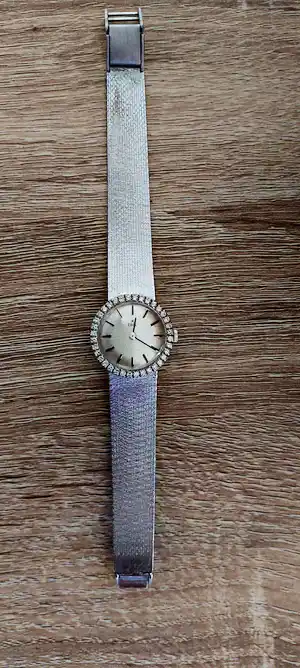 18K Goud - 18kt Witgouden Ebel horloge met 36 briljantjes vendu pour 1215€ !