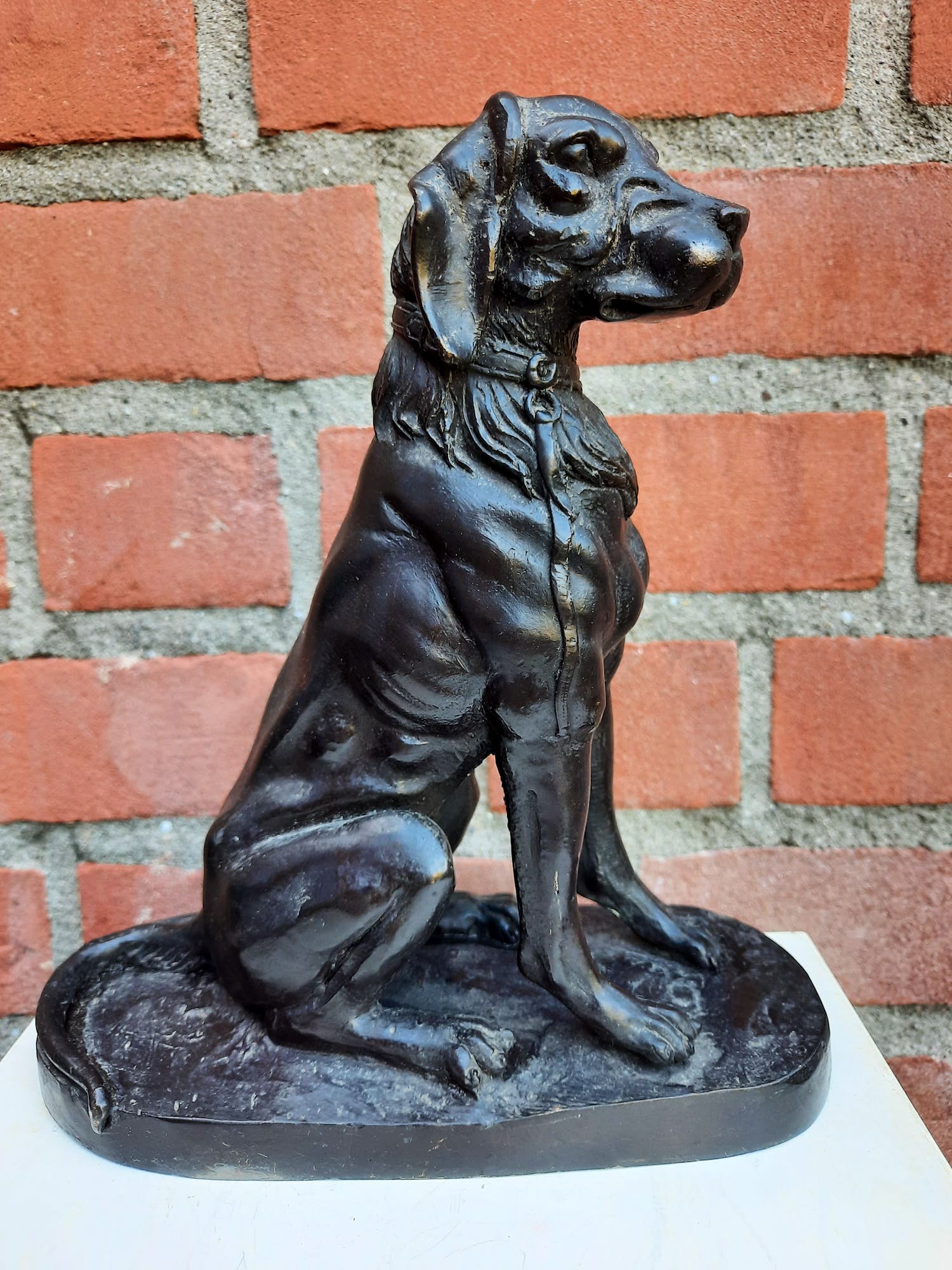 Niet of onleesbaar gesigneerd - Hond in brons kopen? Bied vanaf 1!