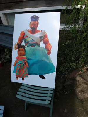 Pet van de Luijtgaarden - Foto , He-Man , Masters of the Universe - 89 x 59 cm. kopen? Bied vanaf 1!