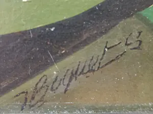 Jean Boquet - Olie op paneel kopen? Bied vanaf 375!