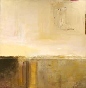 Charlotte Vindevoghel - Acryl op hout en doek, Rue (Zeer groot) verkocht voor € 350!