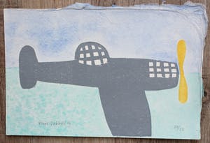 Klaas Gubbels - houtdruk met de hand ingekleurd kopen? Bied vanaf 225!