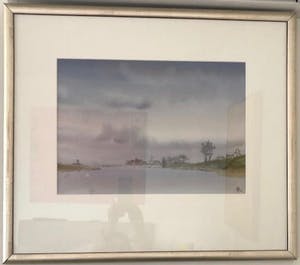 Geurt Busser - Reitdiep - Waarhuis Aduarderzijl - boerderij 'de Hunzebocht'" kopen? Bied vanaf 400!