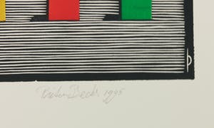 Pieter Becks - Houtsnede, Zonder titel kopen? Bied vanaf 35!