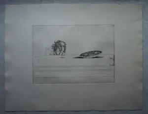 Simon Koene - Ets , Meisje aan tafel - 1977 kopen? Bied vanaf 1!