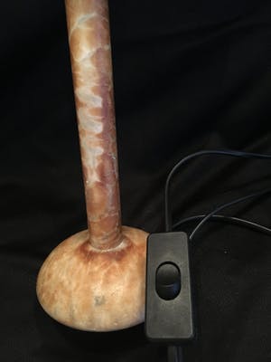 A. Pegasan - Prachtige zware alabast lamp kopen? Bied vanaf 50!