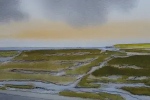 Franklin Meijer - Terschelling - Strand en de Stryp - 2 x kavel kopen? Bied vanaf 50!